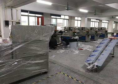 Mop Head Horizontal Flow Wrap Packing Machine With High Way Packing