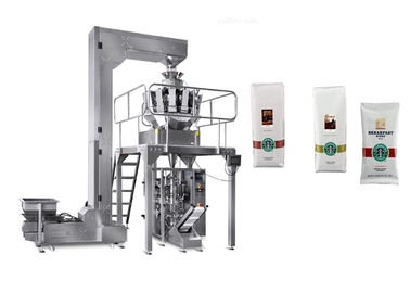 Coffee Beans Granular Packing Machine , Weighing Packaging Machine 380V 50/60hz