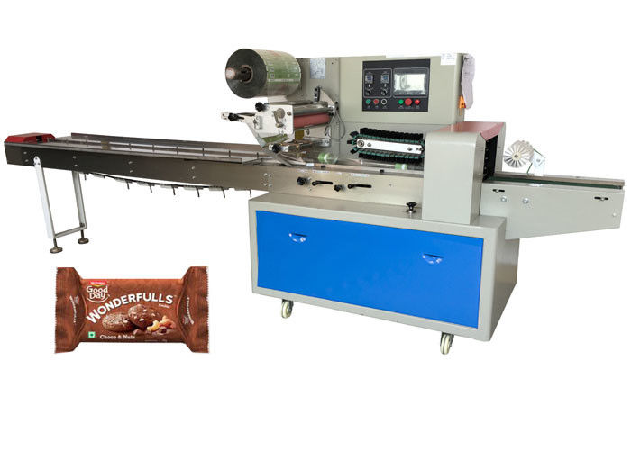 Chocolate Bakery Biscuit Packing Machine Individual Pack Flow Packaging Machine