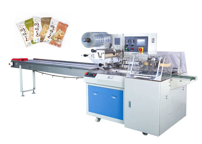 Dumpling Horizontal Frozen Food Packaging Machine With Tray Glue Pudding Tray